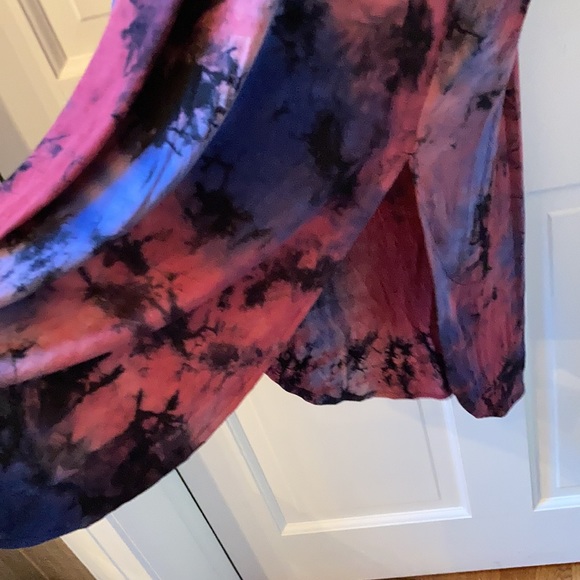Cotton rayon jersey tie dye boho dress O/S - Picture 6 of 8